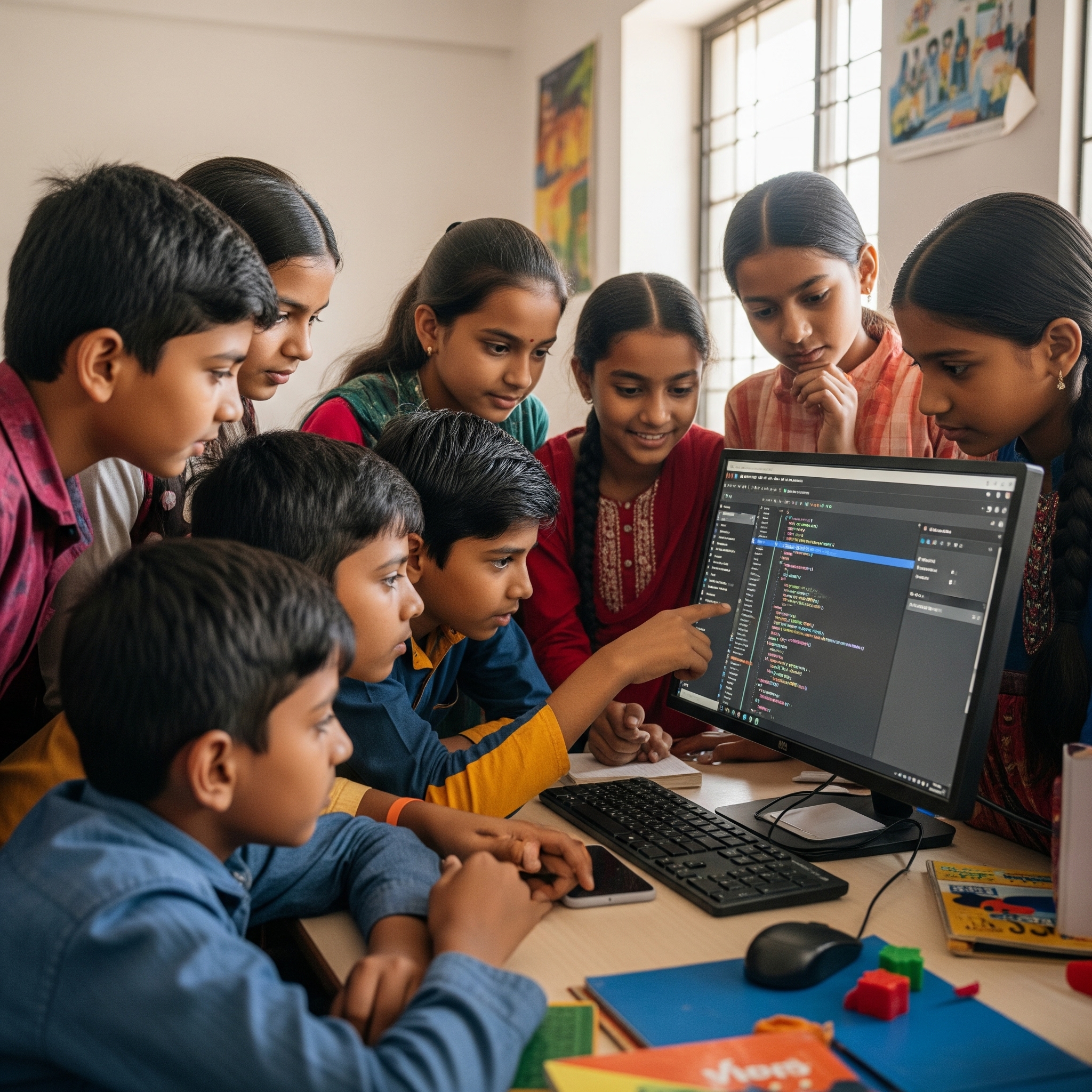 Coding kids image